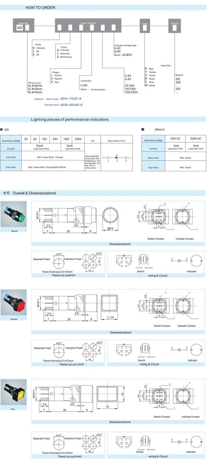 Display of electronic element