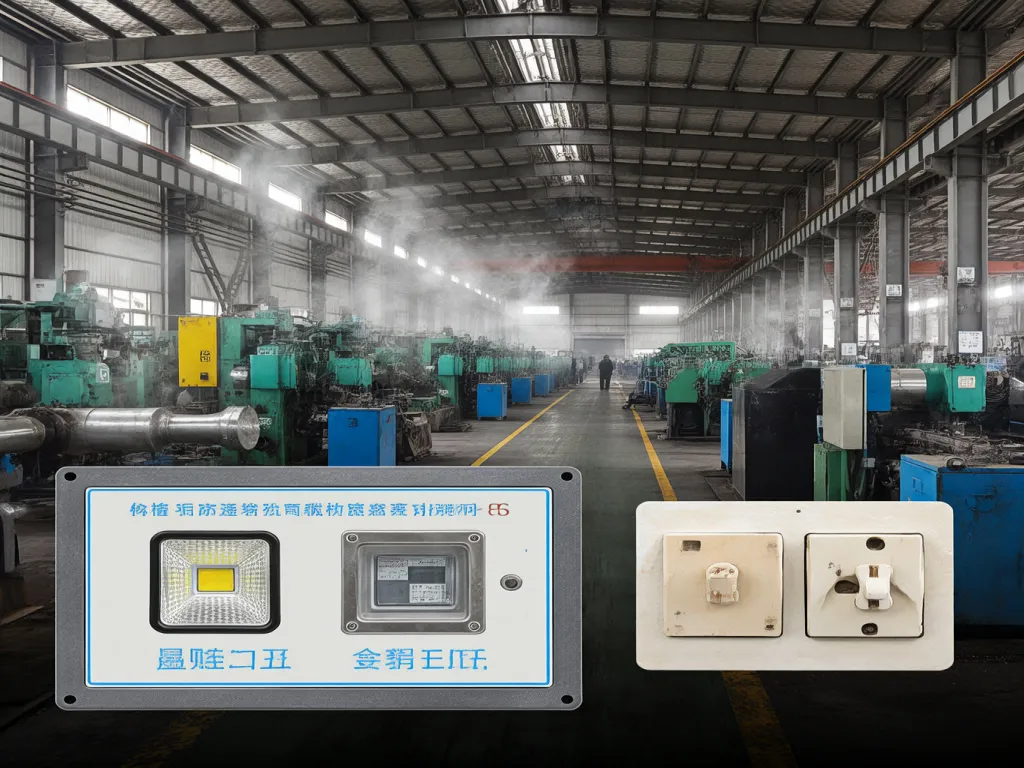 Push button switches in an industrial environment