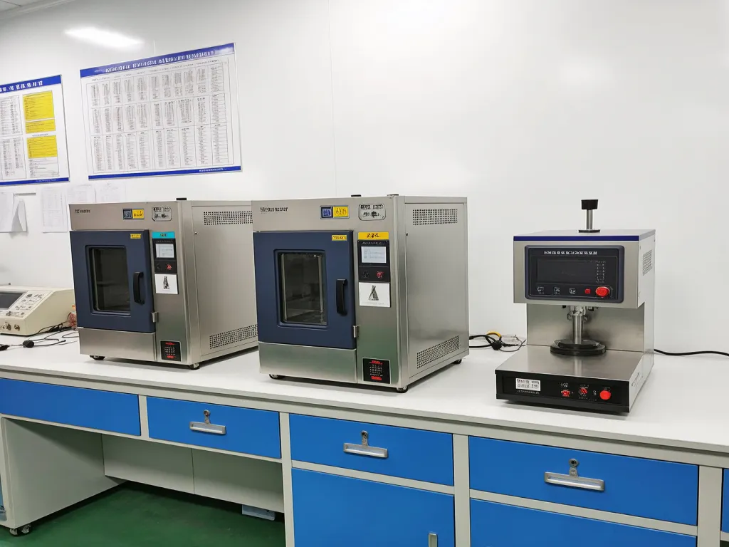 Rotary lamp switch testing equipment in a laboratory