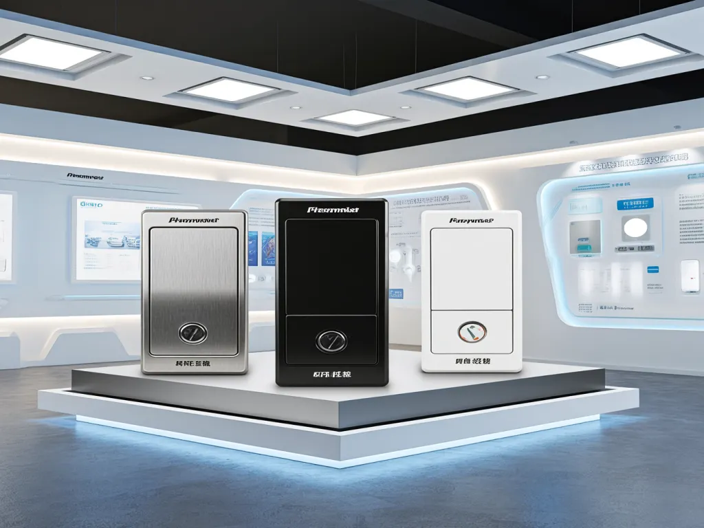 Display of Carling Technologies rocker switches in a showroom